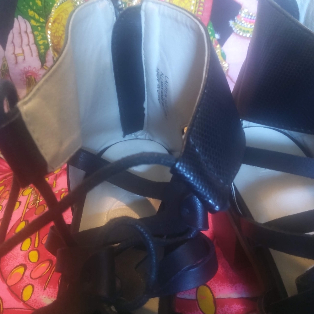 Groove Lauren Lace-Up Sandals - Picture 8 of 11